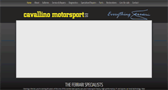 Desktop Screenshot of cavallinomotorsport.com